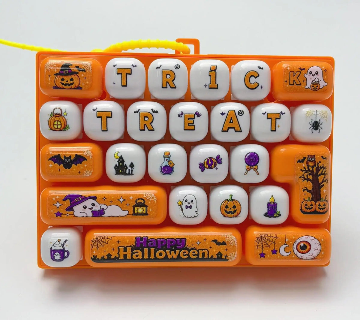 New Giant Keycap Keycap 26-piece Set Keychain Keycap Clicker Bag Charms Key Caps Keyboard Fidgets Clicker Halloween Xmas Gifts