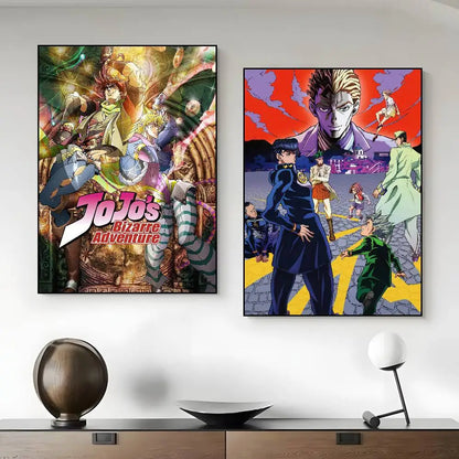 JoJo’s Bizarre Adventure Retro Canvas