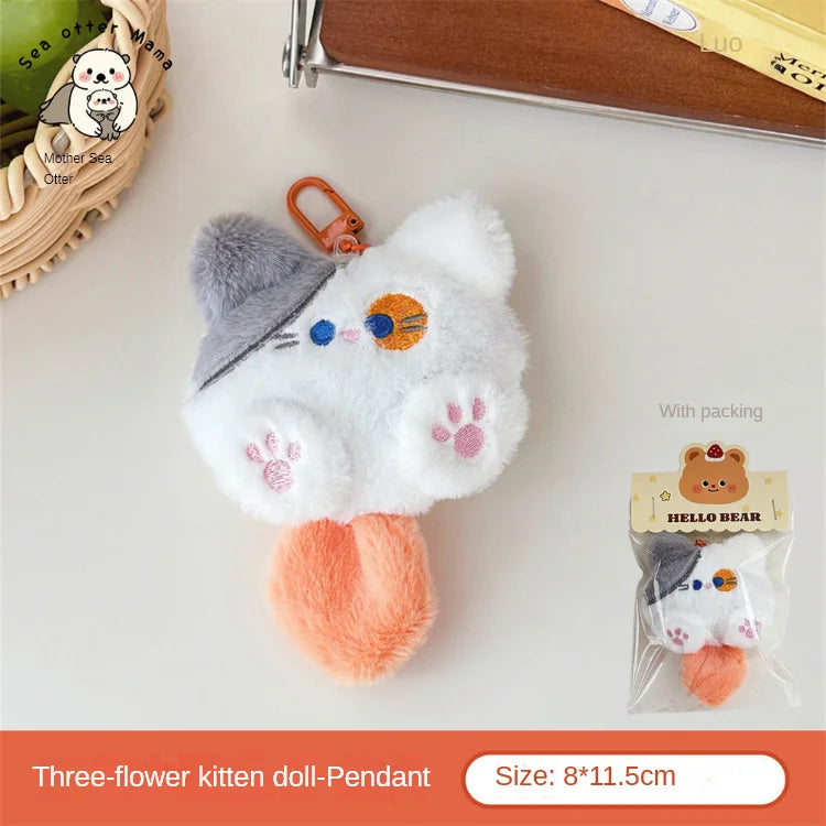 Anime Cat Plush Pendant