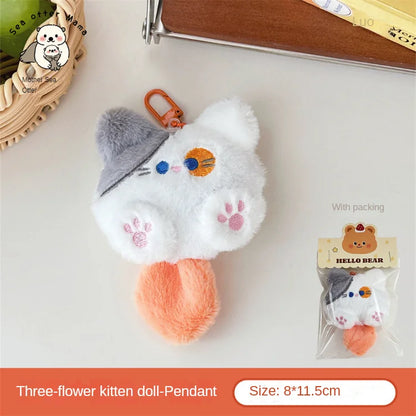Anime Cat Plush Pendant