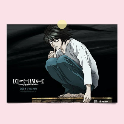 Death Note Light Yagami Canvas Poster