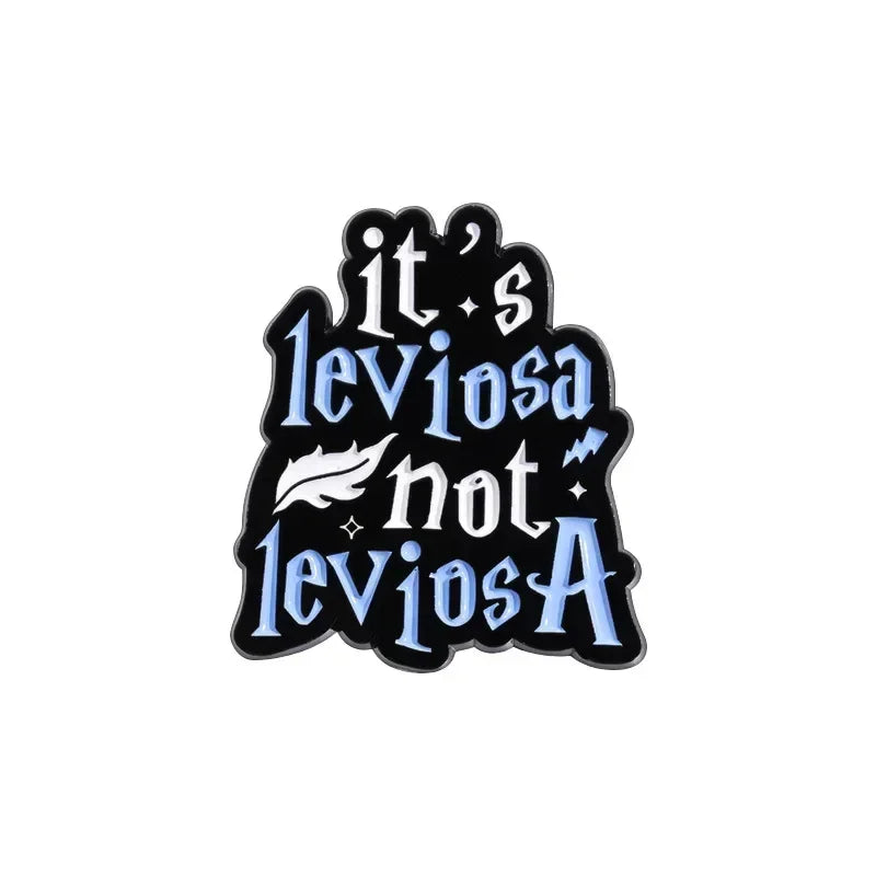 My Broom is in The Shop Brooch Enamel Pins Funny Text Magic Bottle Brooches Lapel Badges Backpack Jewelry Fan Gift Wholesale