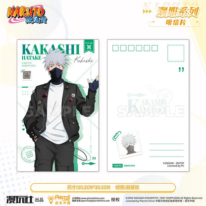 Naruto Uchiha Sasuke Obito Sakura Kakashi Itachi China Official Authorization Hype Clothes Series Postcard