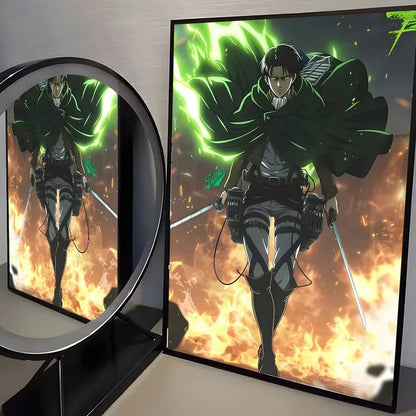 Diamond Painting Attack On Titan Levi Ackerman Diamond Mosaic Handmade Art Exquisite Creative Gift Home Decoration