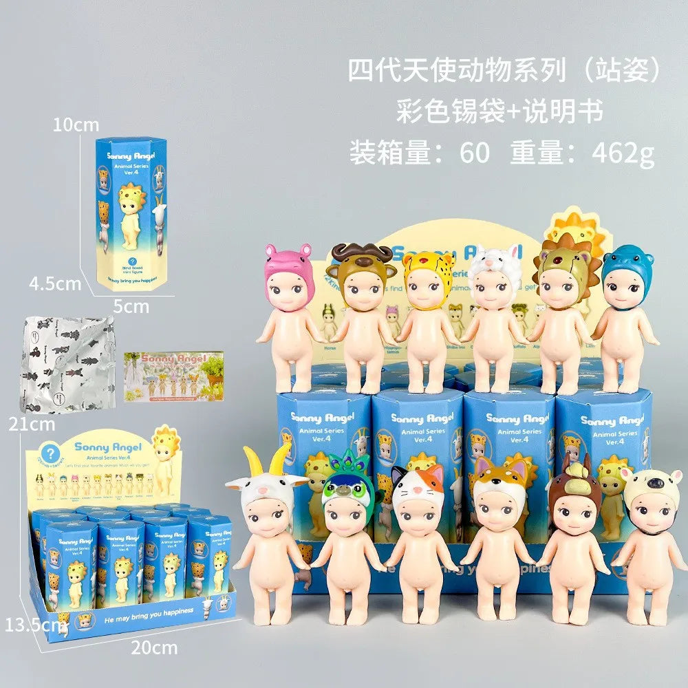 Sunshine Angel Blind Box Animal Stand Up Mini Cute S Angel Mystery Surprise Toy Anime Model Doll Gift for