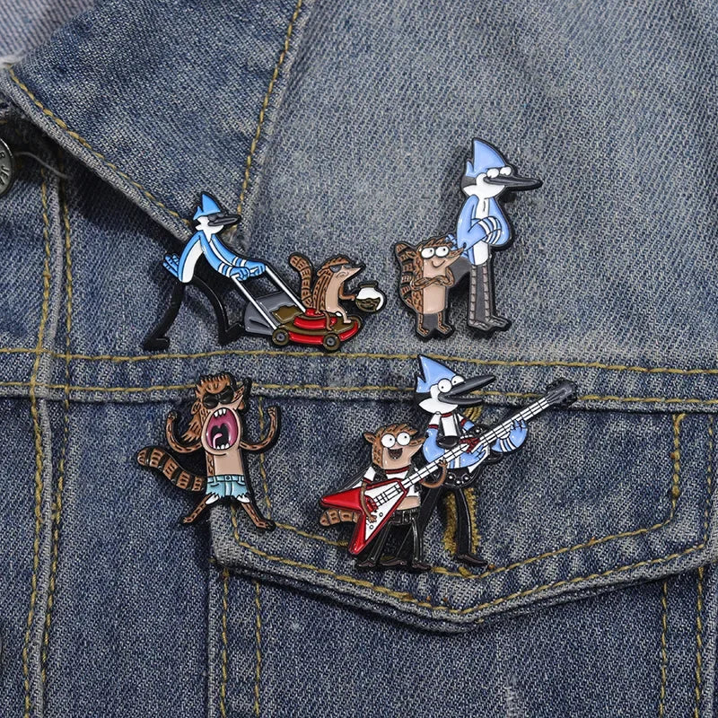 Anime Blue Hair Brooch