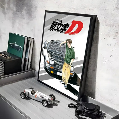 Initial D Car Wall Art