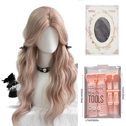 Anime Pink Wavy Wig