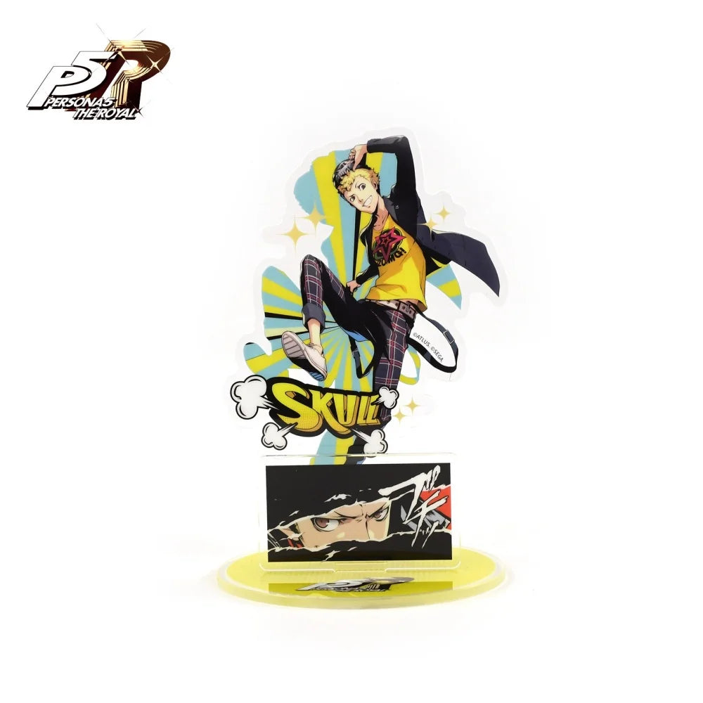 Anime Persona 5 Royal Acrylic Stand Joker Skull （P5R） Keychain Desktop Ornament Collectible Cute Gift