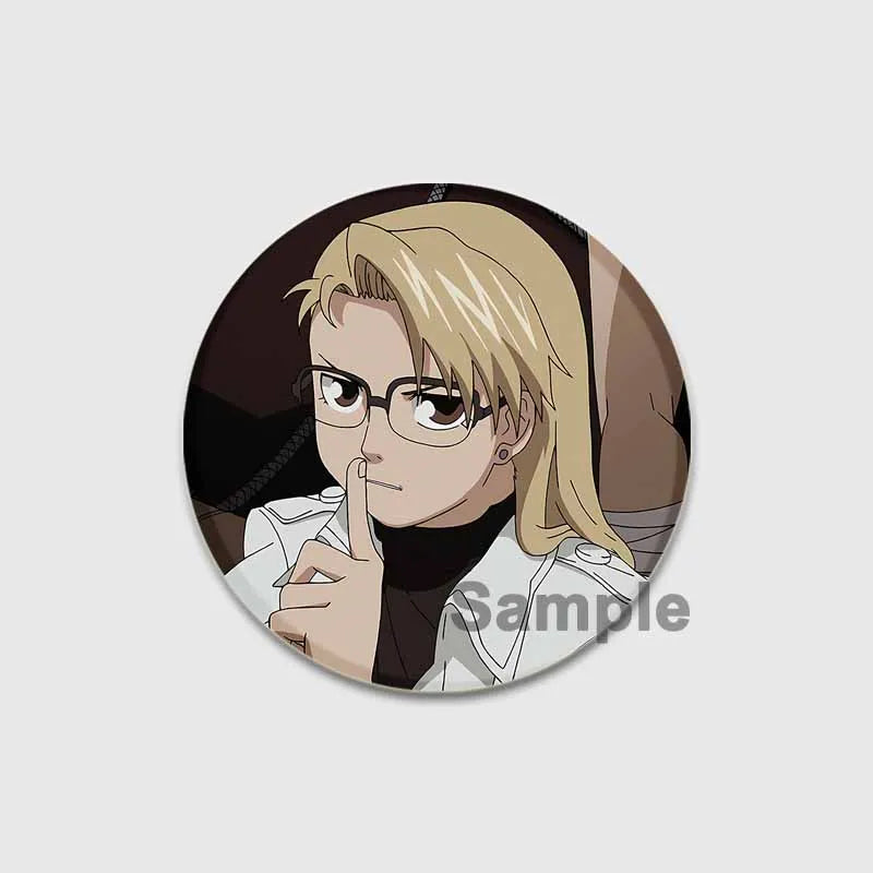 Fullmetal Alchemist Enamel Brooches
