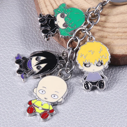 One Punch Man Saitama Keychain