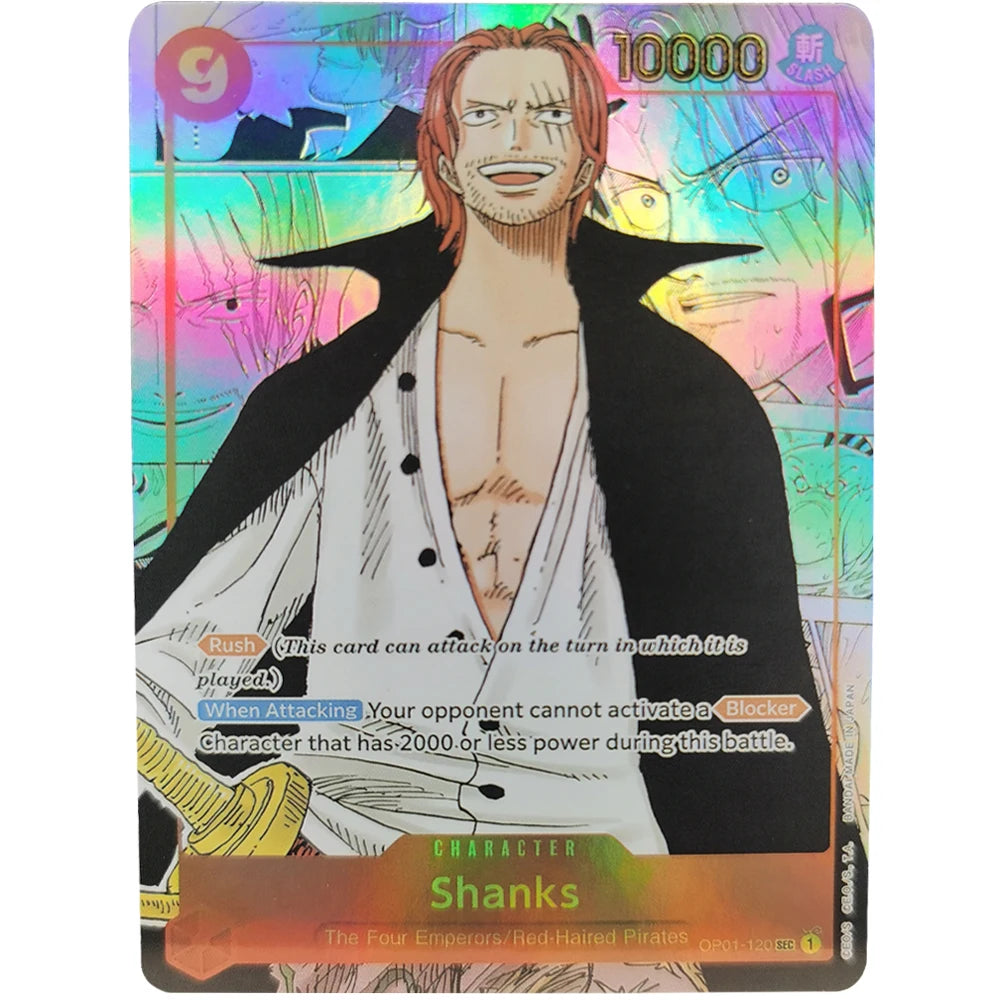 ONE PIECE Collection Cards GAME Monkey.D.Luffy Portgas.D.Ace Sabo  EN DIY High Quality Self Made Game Anime Cards Gift Toy