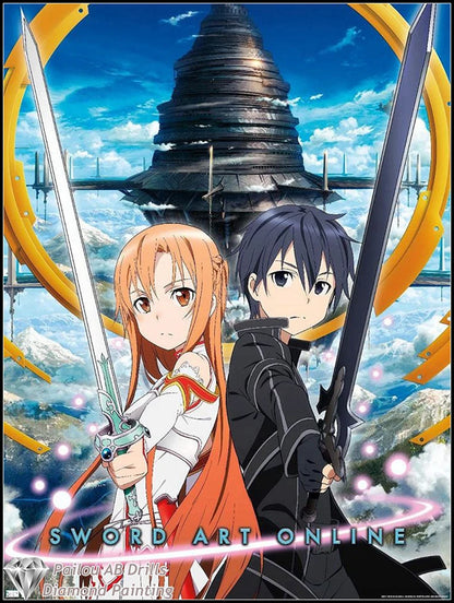 Sword Art Online Asuna Kirito Diamond Painting