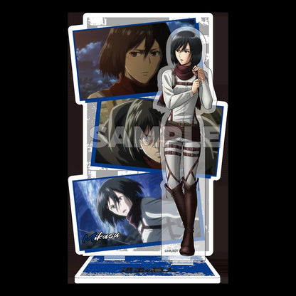 Attack on Titan Eren Jager Rival Ackerman Mikasa China Official Authorization TV Scene Series Acrylic Standing Plates