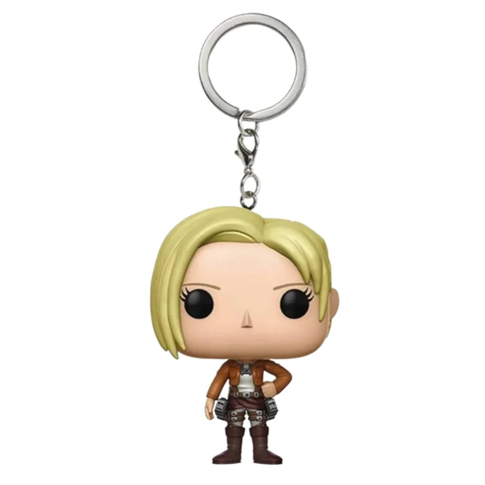 2026 Attack on Titan Captain Levi Keychain Figure Pendant Pocket Eren Figurine Birthday Gift