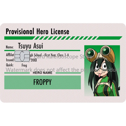 My Hero Academia Student ID Card Sticker