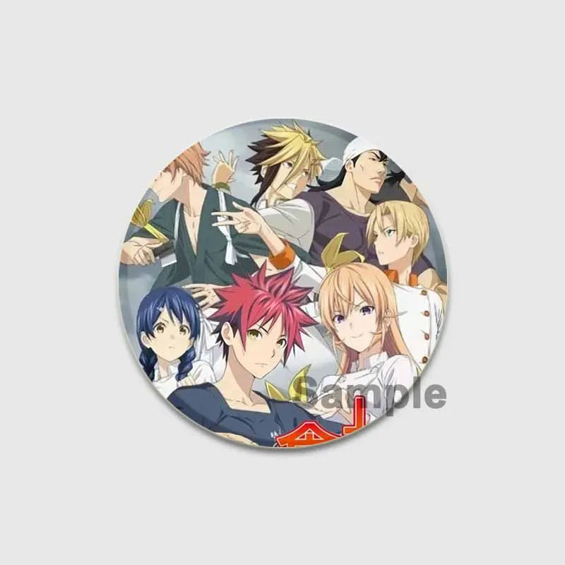 Food Wars Soma Tinplate Pins