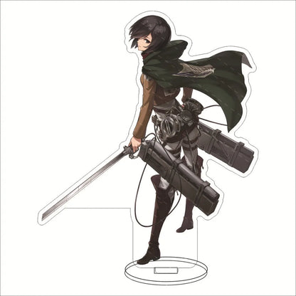 16CM Anime Acrylic Stand‌ Attack on Titan Connie Springer Mikasa Ackerman Eren Jaeger Armin Arlert Cos Figure Ornaments Gifts