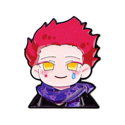 Anime Characters Heart Enamel Pin