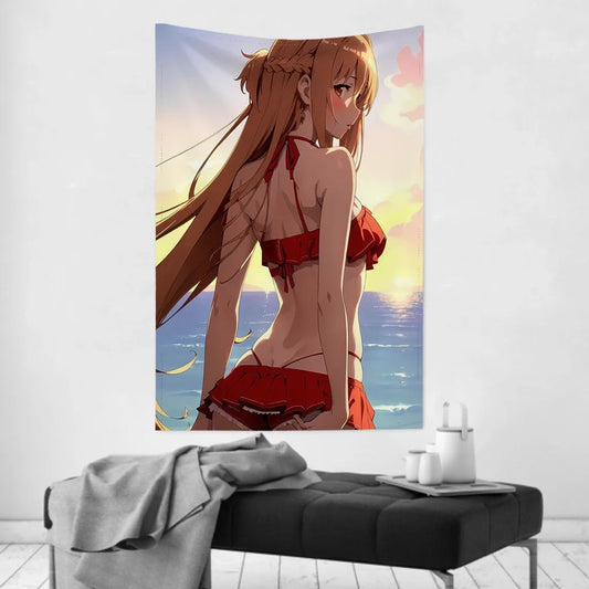 Sword Art Online Yuuki Asuna Tapestry