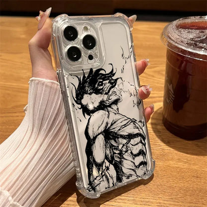 Attack On Titan Clear Phone Case