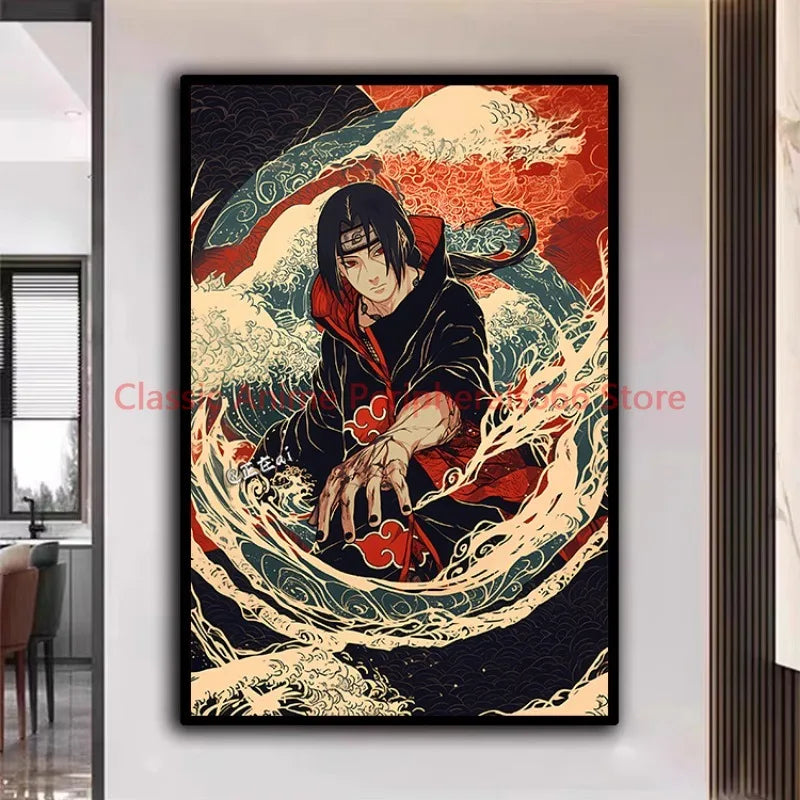 Naruto Akatsuki Ukiyo-E Poster