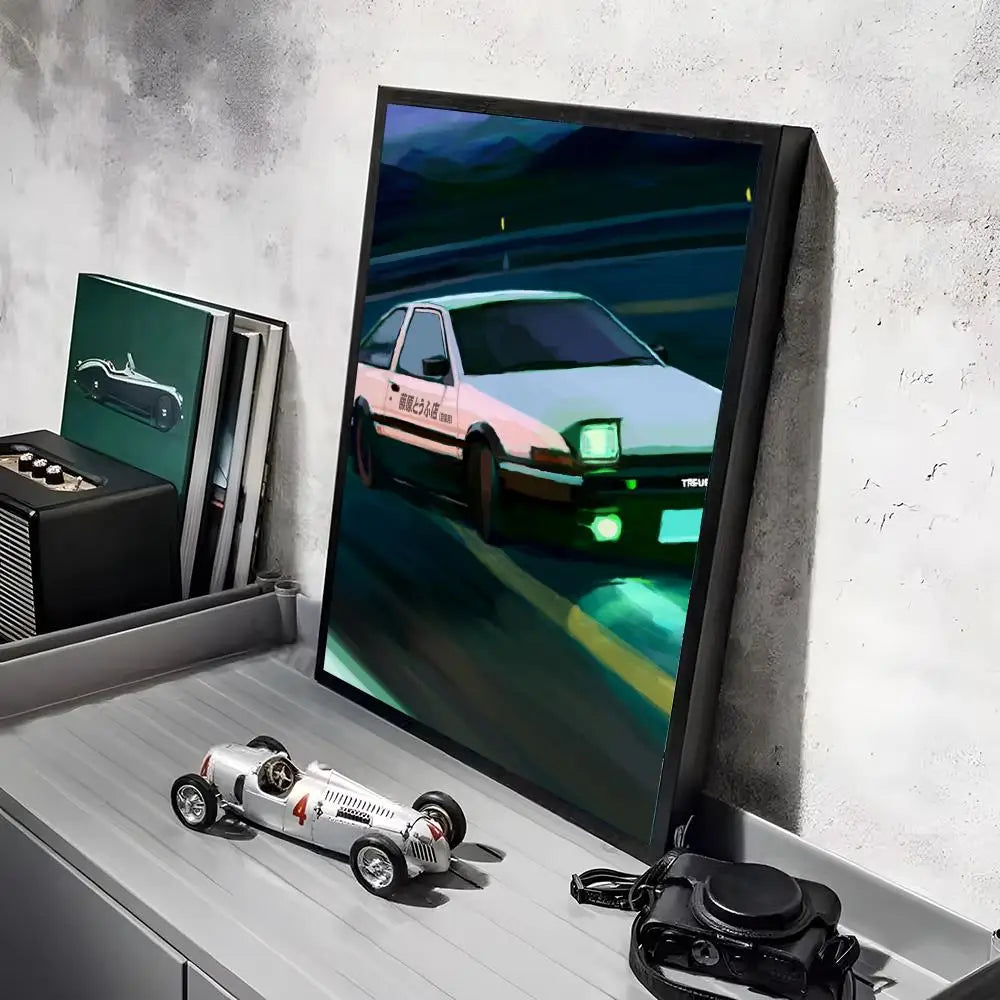 Initial D Car Wall Art
