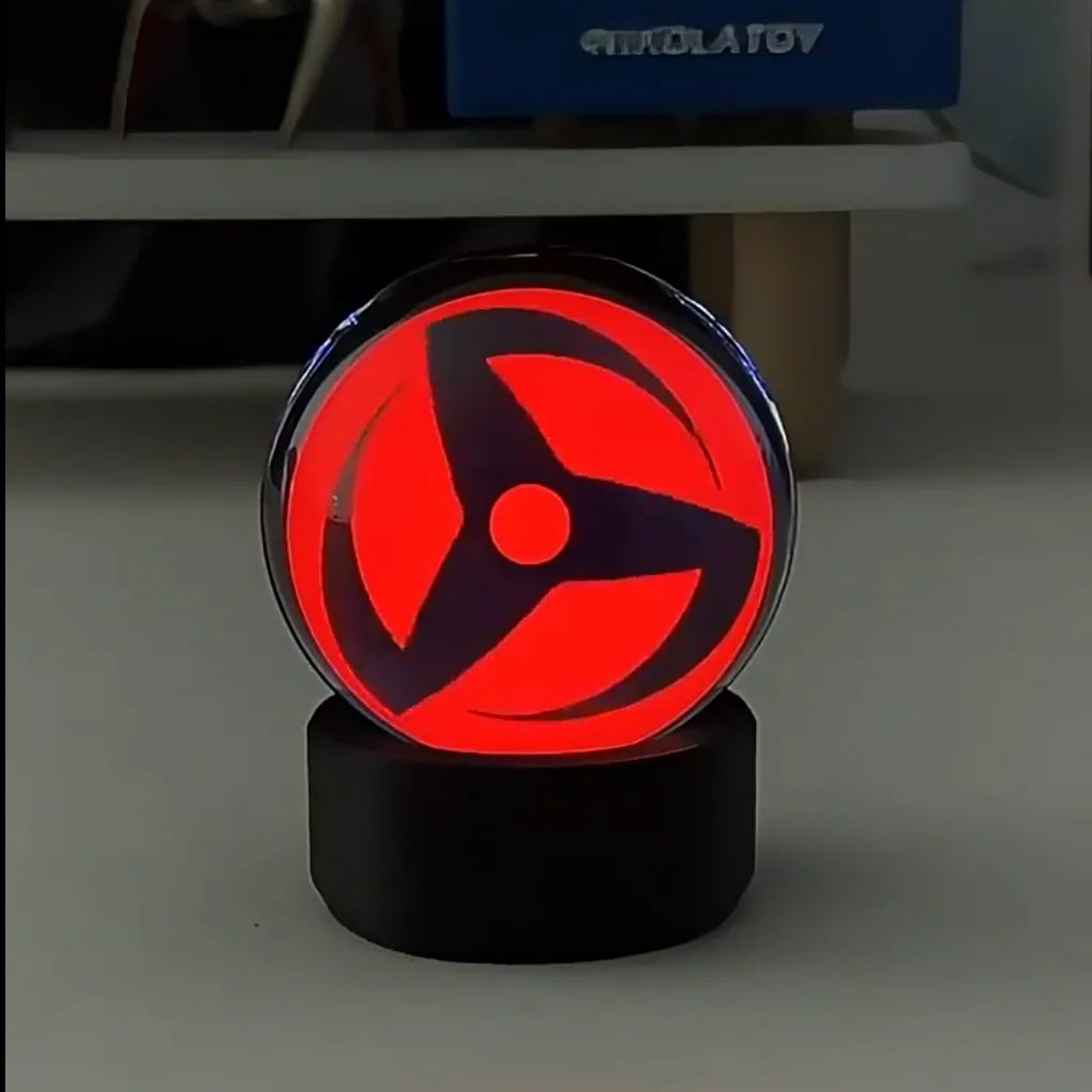 Naruto Sasuke LED Crystal Lamp