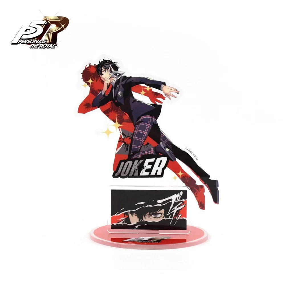 Anime Persona 5 Royal Acrylic Stand Joker Skull （P5R） Keychain Desktop Ornament Collectible Cute Gift
