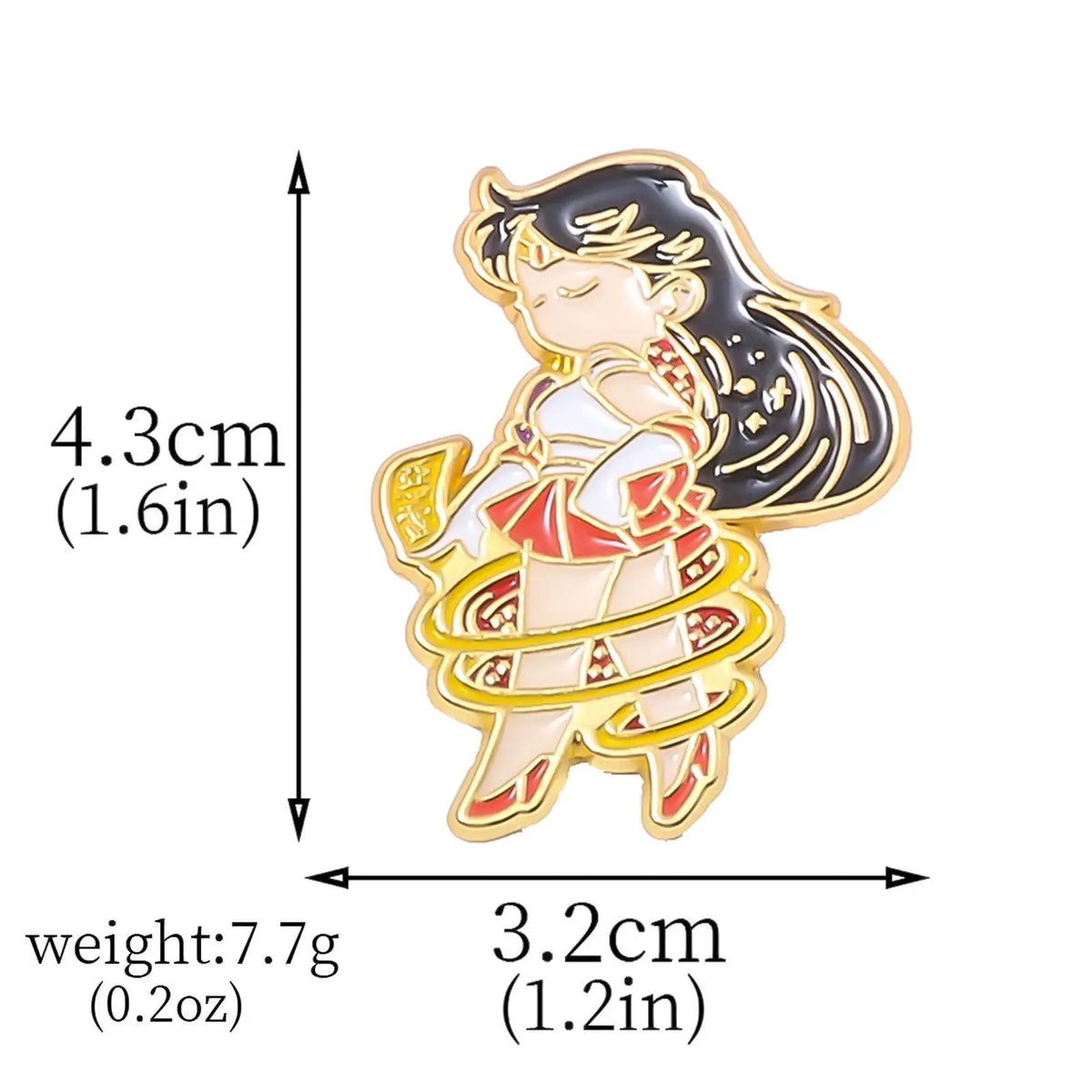 Sailor Moon Tsukino Usagi Enamel Keychain