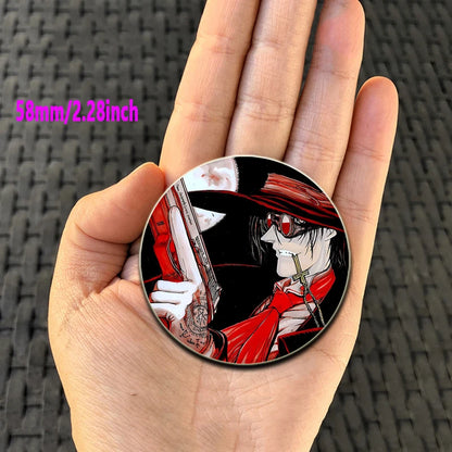 Hellsing Ultimate Alucard Pin Button