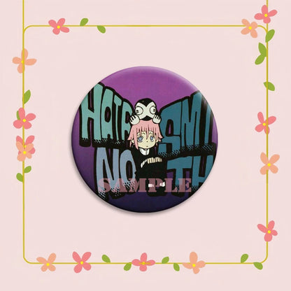 Anime Soul Eater Pins Round Creative Cartoon Badges