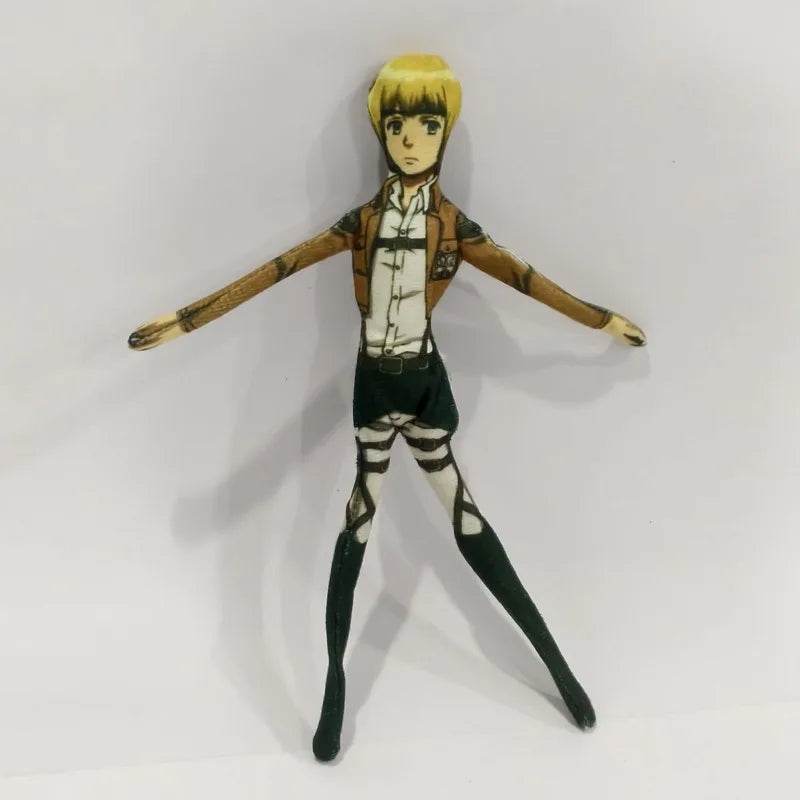 New Attack on Titan Eren Jaeger Armin Arlert Hange Zoe Personalized Anime Movie Accessories Creative Cartoon Movable Doll Gifts