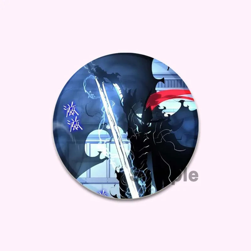 Solo Leveling Cheng Xiaoyu Button Pin