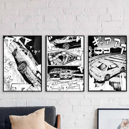 Initial D Poster Sticker