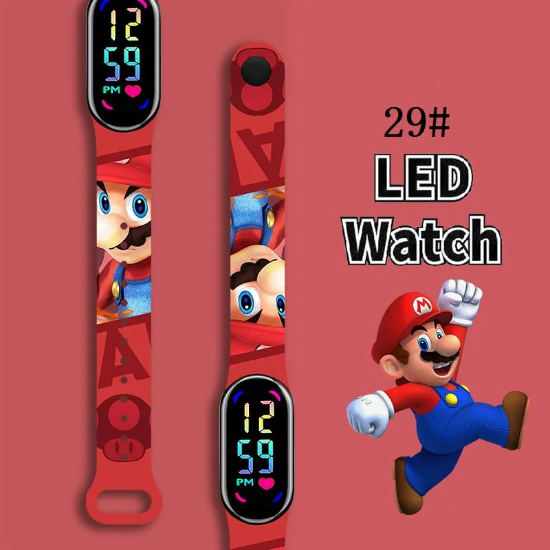 Kids LED Watch Touch Control Digital Silicone Strap