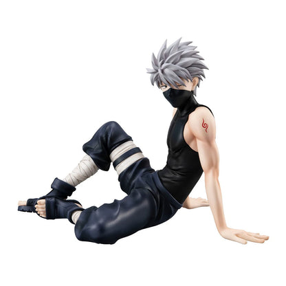 9CM Anime Naruto Shippuuden Hatake Kakashi Figure Tenohira Sitting Model Toy Gift Collection Action Figure PVC