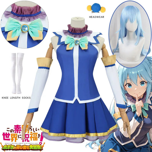 KonoSuba Aqua Cosplay Dress