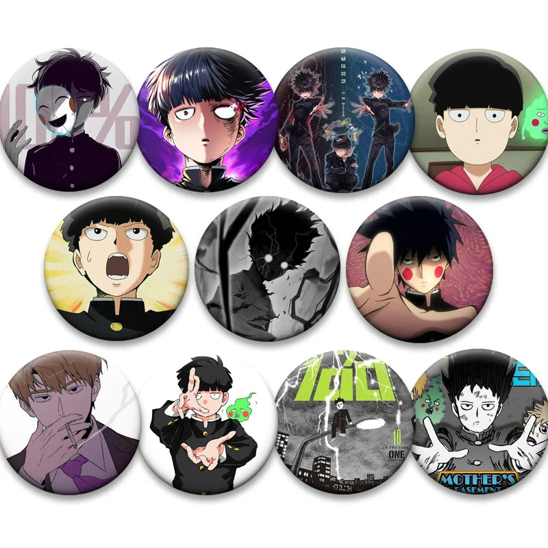 Mob Psycho 100 Shigeo Kageyama Button Pin