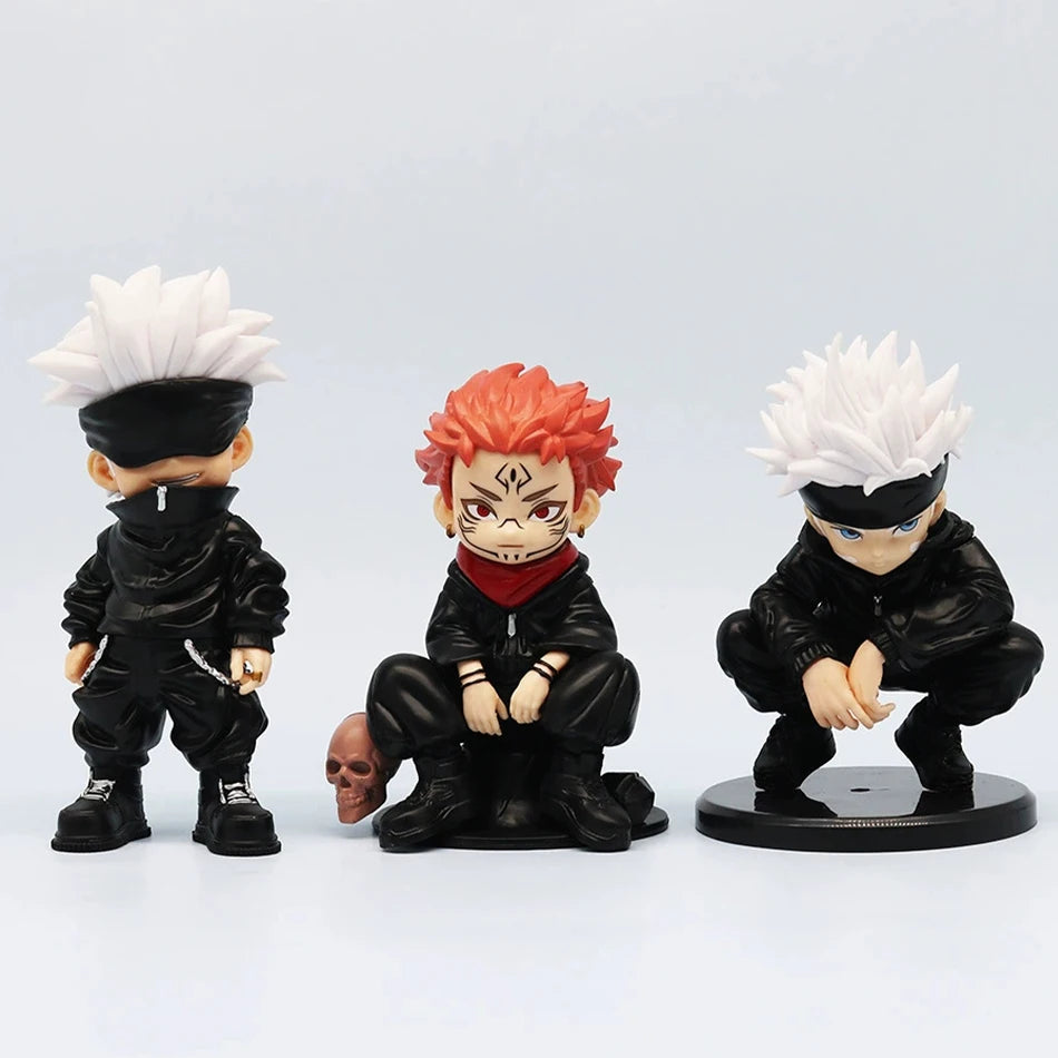 3 Style Jujutsu Kaisen Anime Figure Satoru Gojo Action Figure Lord of the Curse Sukuna Figurine Collection Model Dolls Toys