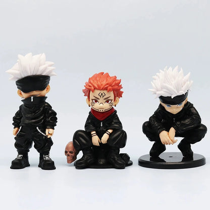 3 Style Jujutsu Kaisen Anime Figure Satoru Gojo Action Figure Lord of the Curse Sukuna Figurine Collection Model Dolls Toys