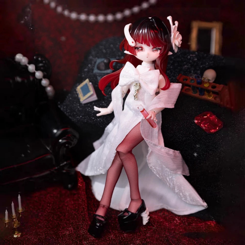 In Stock Minty Ocean Gem Series 1/8bjd Blind Box Movable Joint Doll Mystery Box Kawaii Action Anime Figure surprise Toy Gift