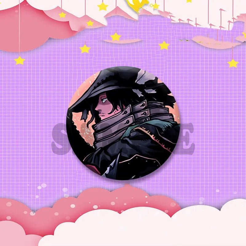 Game Anime Shota Aizawa Cosplay Badge Pin SPTE Plastic Snap-in Brooch