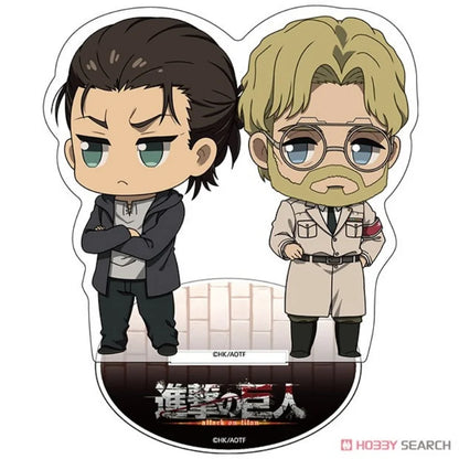 10Cm Acrylic Standing Sign for Attack On Titan Conny Springer Armin Arlert Zeke Jaeger Eren Yeager Q Version Desktop Decoration