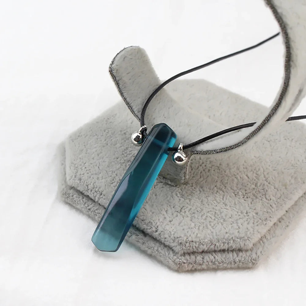 Hokage Tsunade Gemstone Nature Jade Pendant Uzumaki Charms Necklace Halskette Anime Cosplay Prop Jewelry