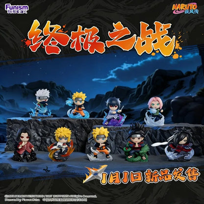 In Stock Genuine FUNISM Naruto Shippuden The Ultimate Battle Series Blind Box Naruto Sasuke Trendy Toy Figurine Gift