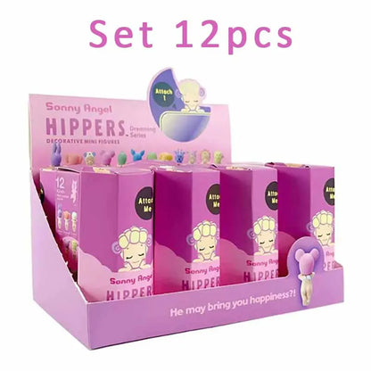 Sonny Angel Blind Box Toys Hippers Dreaming Series Action Figures Anime Mobile Computer Decoration Dolls Birthday Christmas Gift