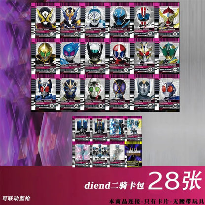Hot Kamen Rider Card Set for Belt Sync White Emperor Magenta Decade Custom Cards Kaito Diend DIY Kit with CSM Grade Anime Gift