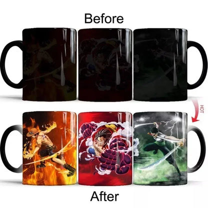 One Piece Luffy Color-Changing Mug