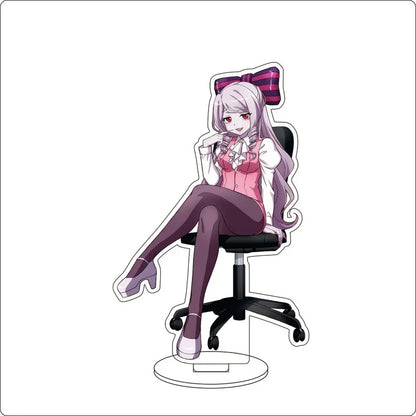 Anime Overlord Acrylic Stand Ornaments Ainz Ooal Gown Shalltear Bloodfallen albedo Cocytus Figure Stand Halloween Gifts